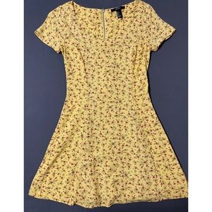 Forever 21 Yellow Floral Dress